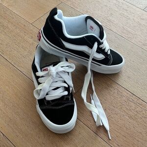 Vans Knu Skool Black and White Sneakers